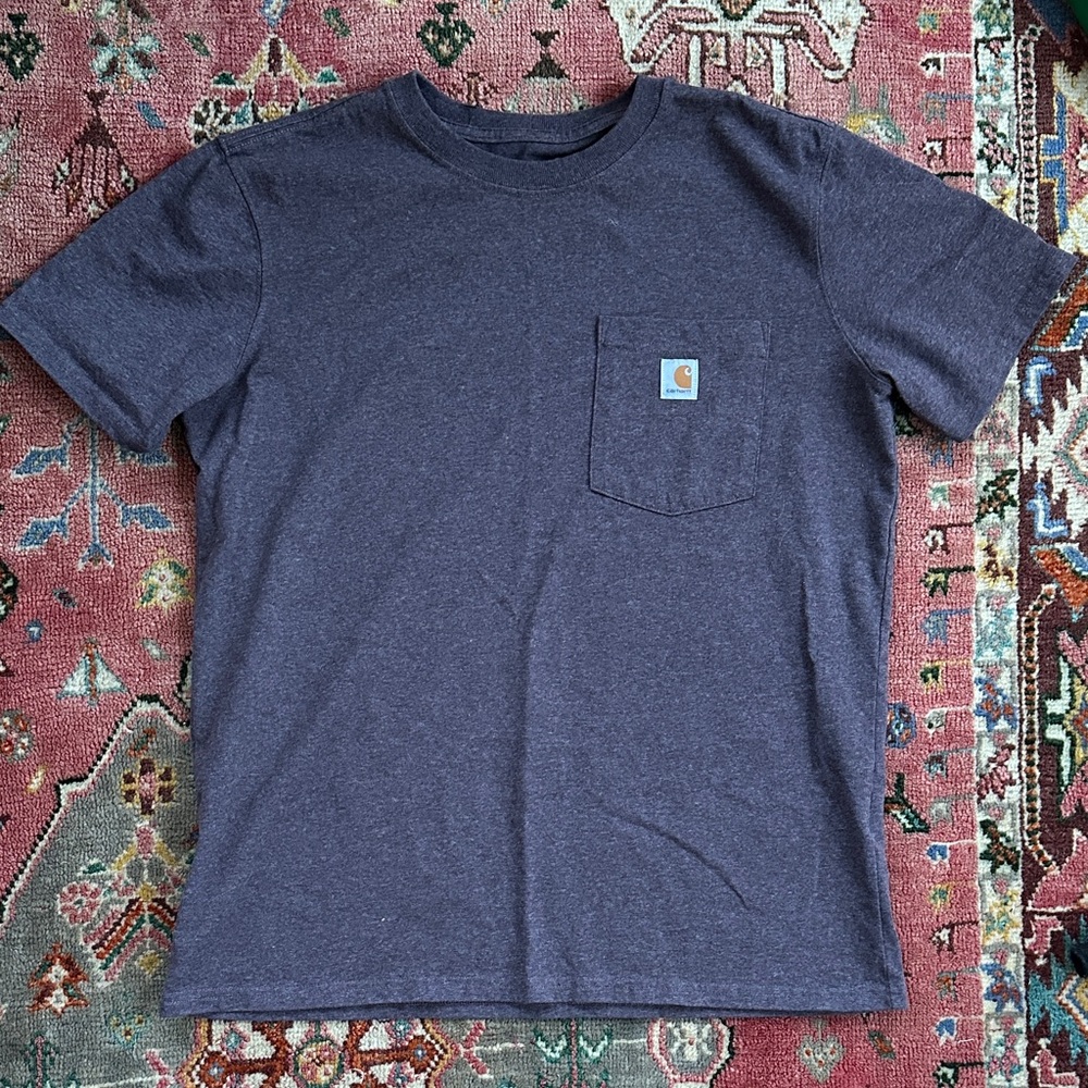 Carhartt Heathered Purple Pocket Tee